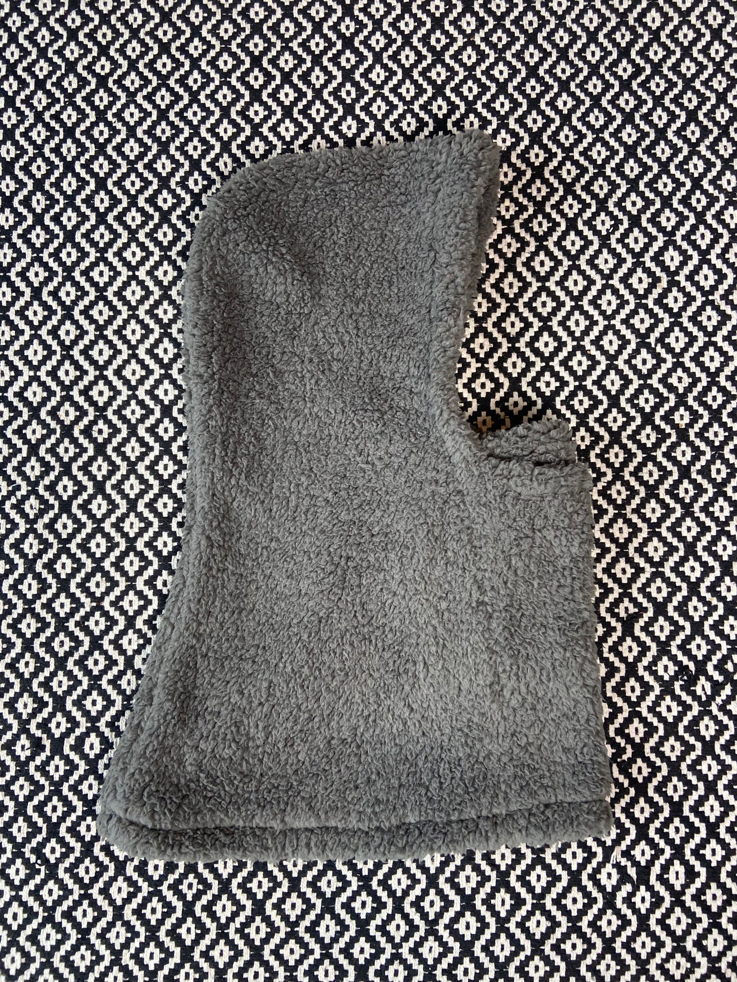 Medium Gray Sherpa Hood