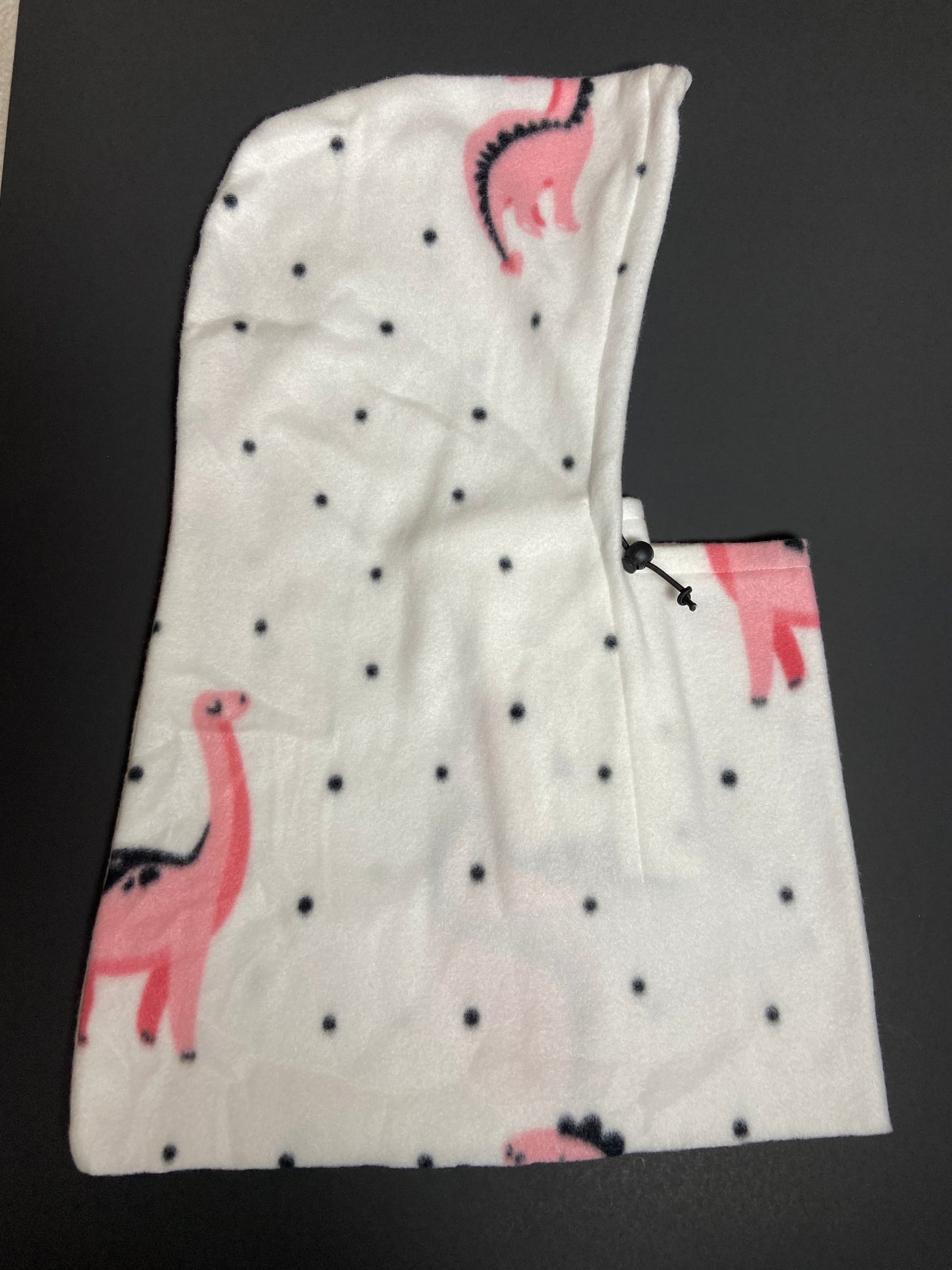 Pink Dino Hood