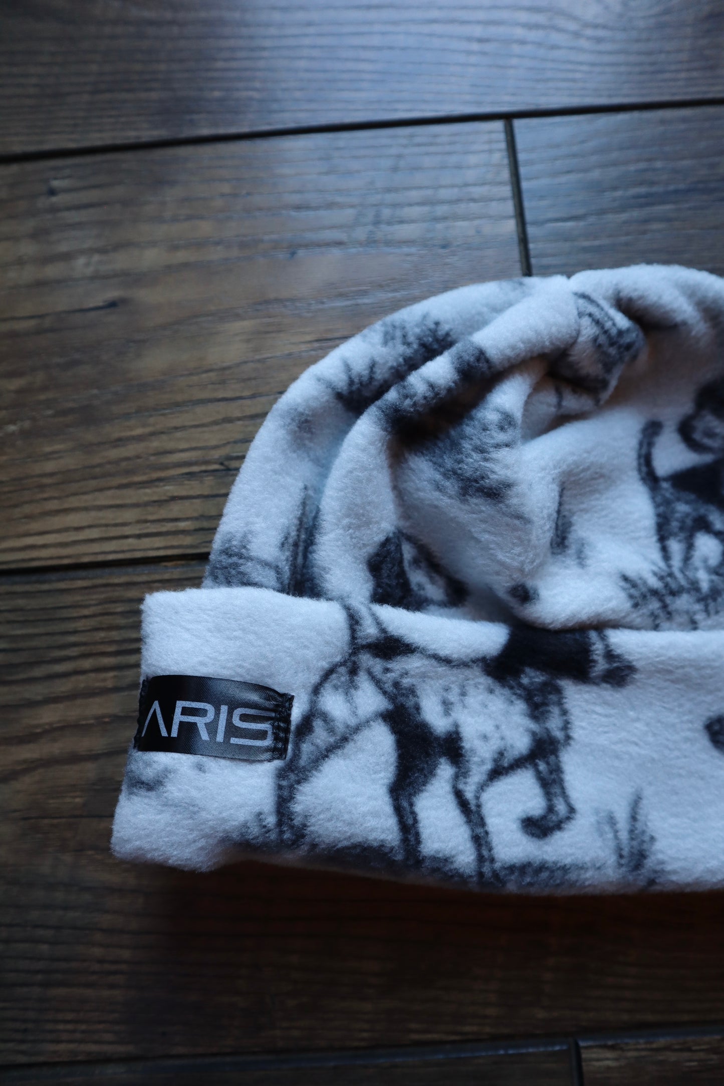 Dog Print Beanie