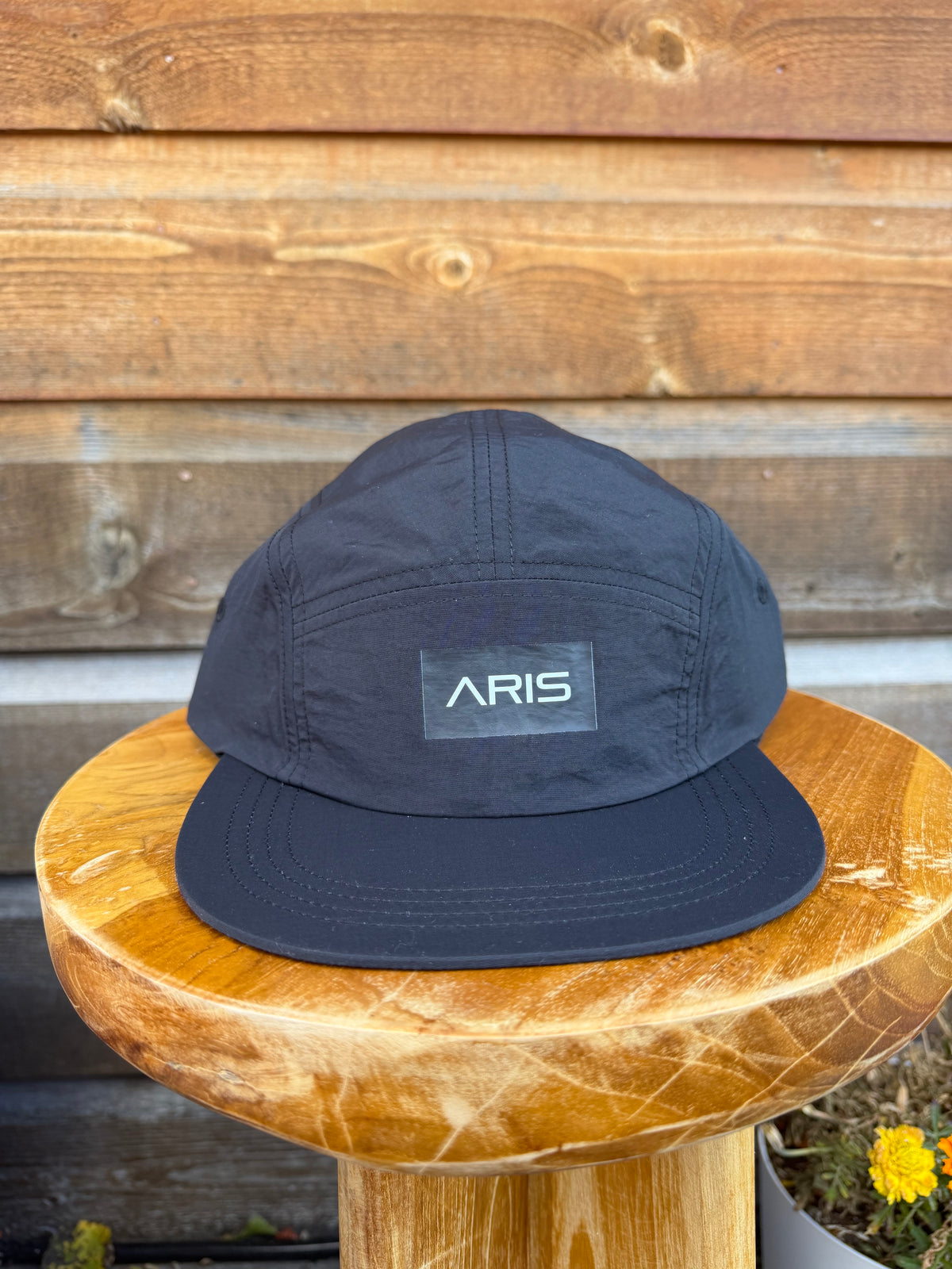 5 Panel ARIS Hat Black