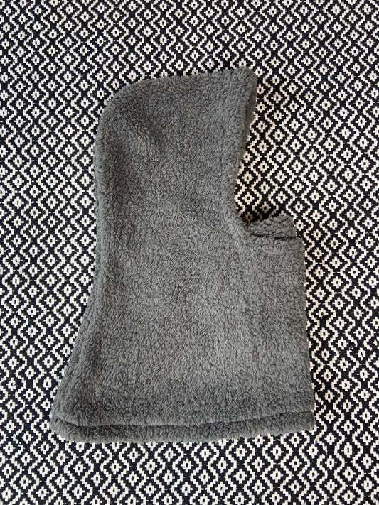Medium Gray Sherpa Hood
