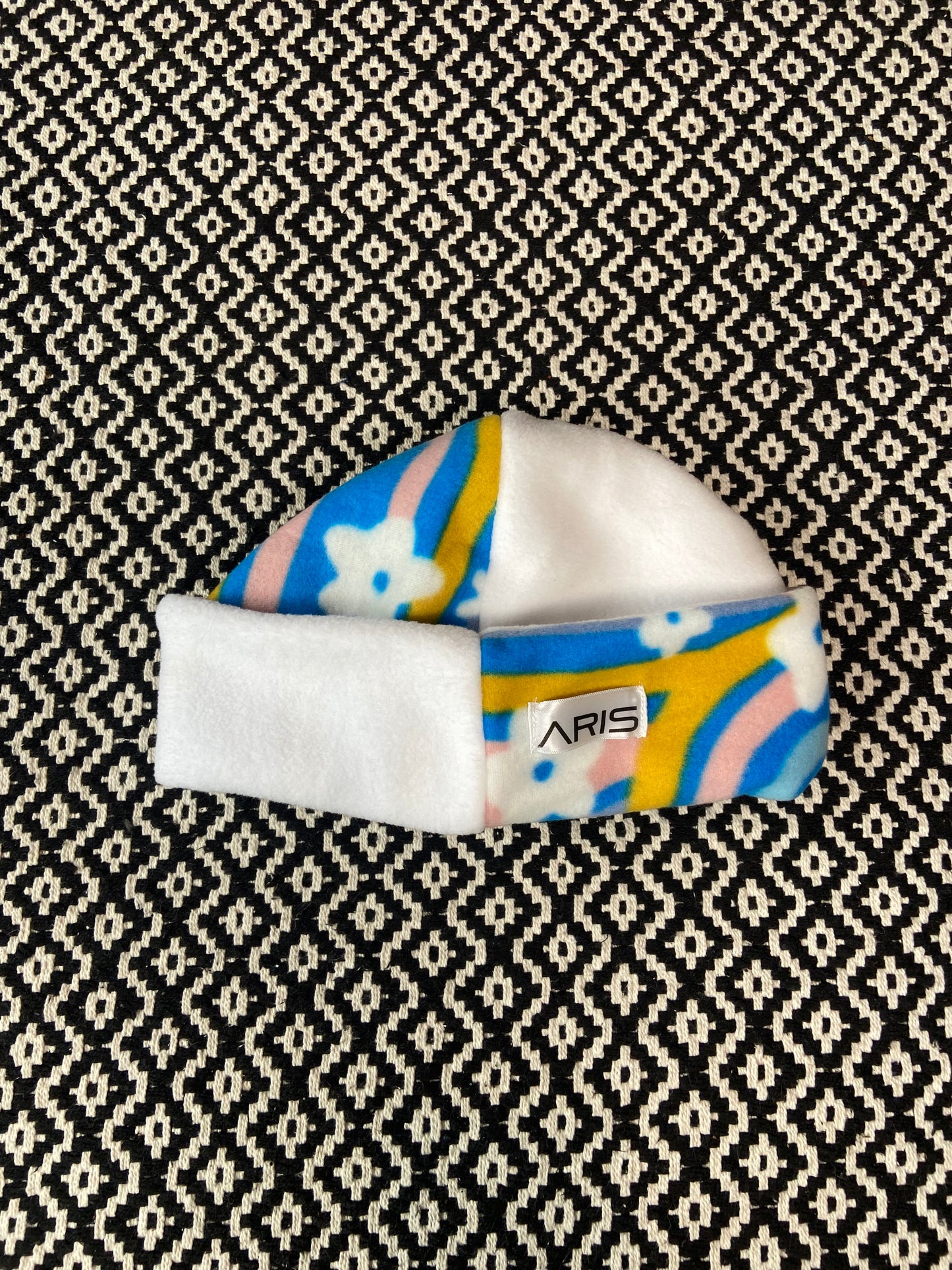 Rainbow Floral Beanie