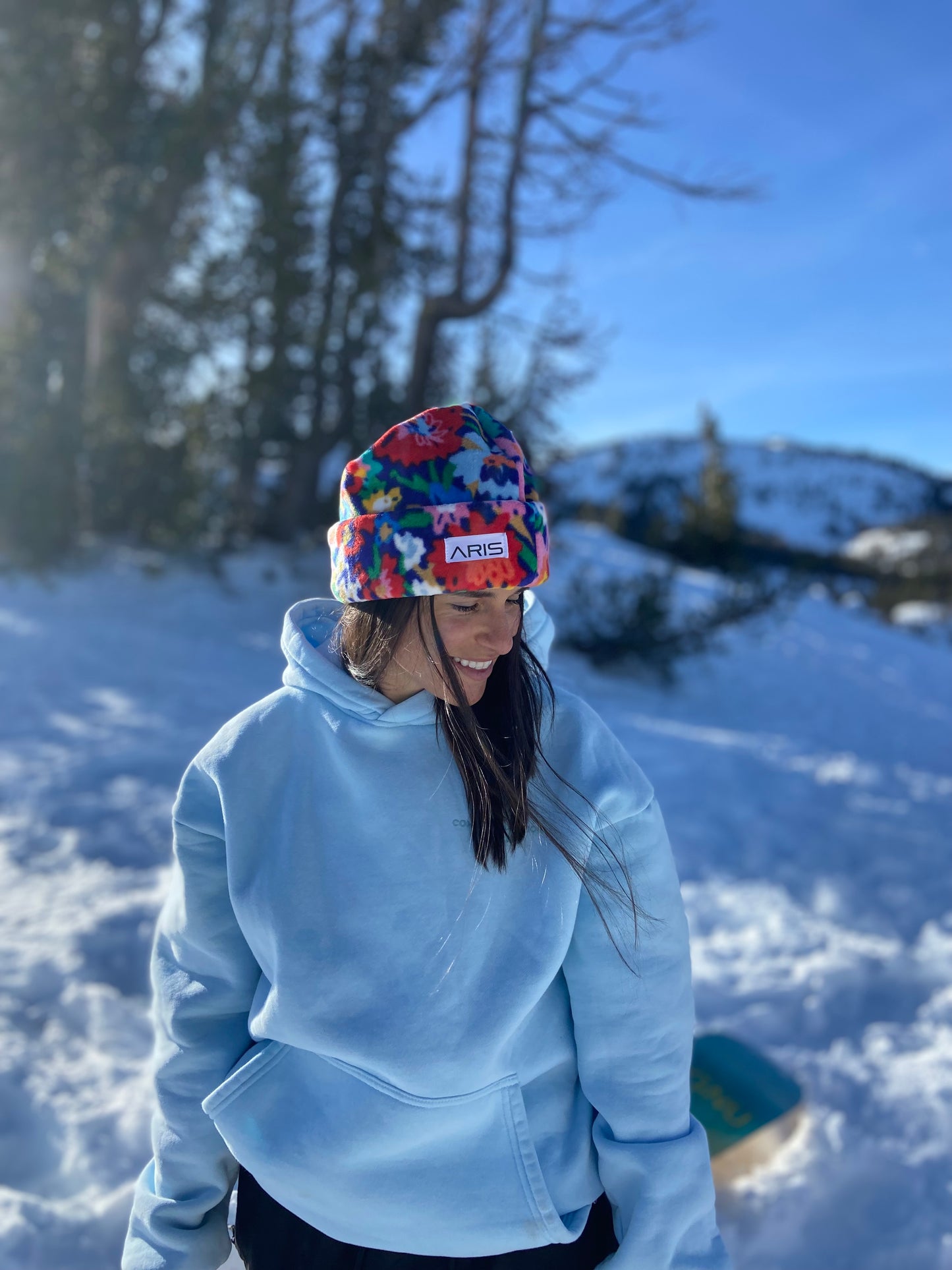 Colorful Floral Beanie