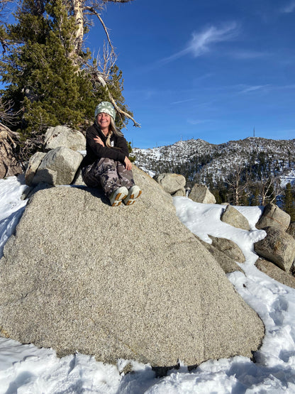 Green Floral Synch Beanie