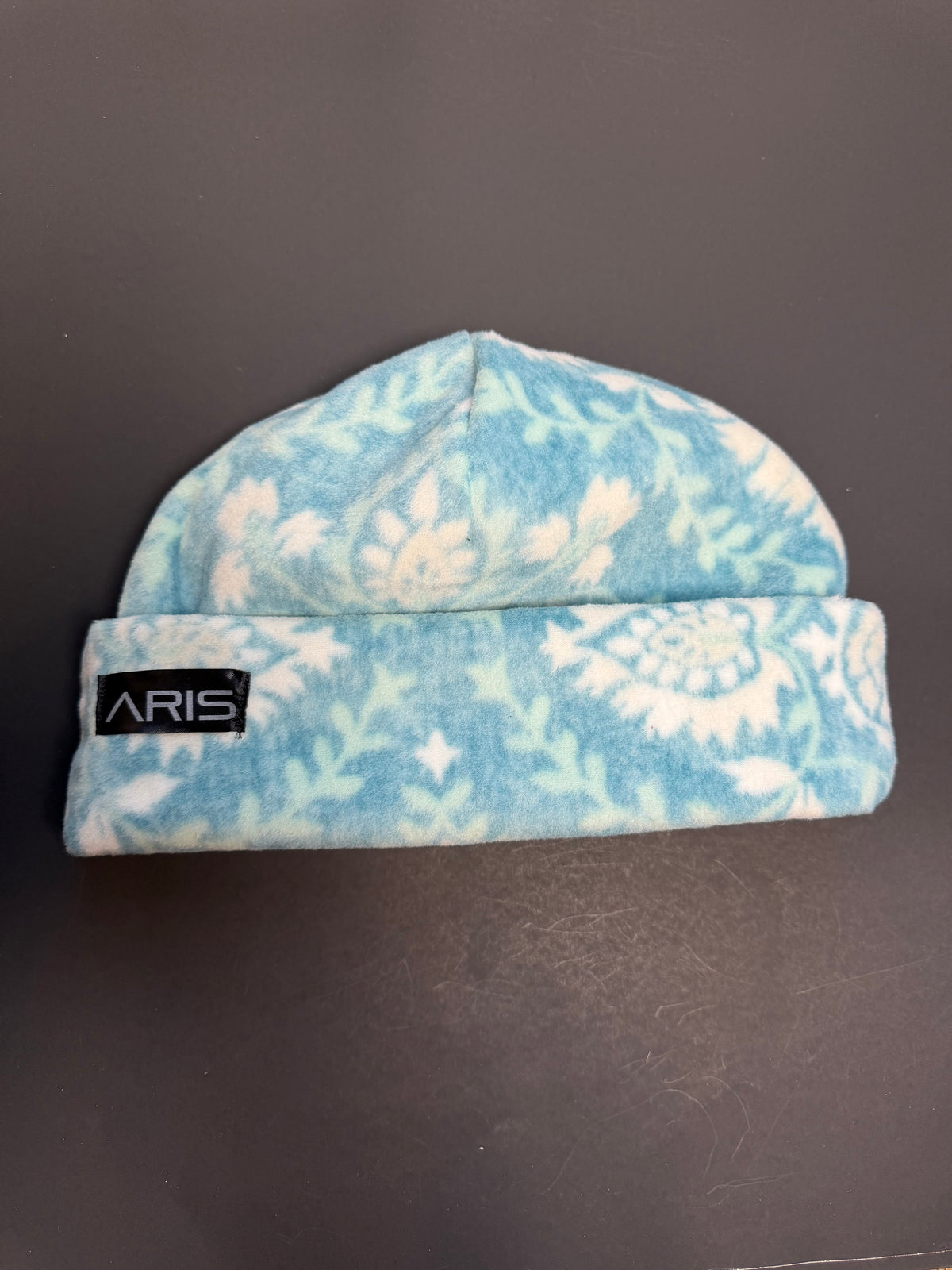 Blue Paisley Beanie