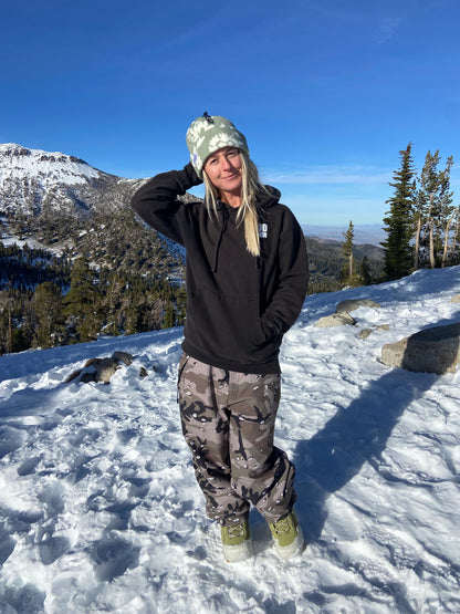 Green Floral Synch Beanie