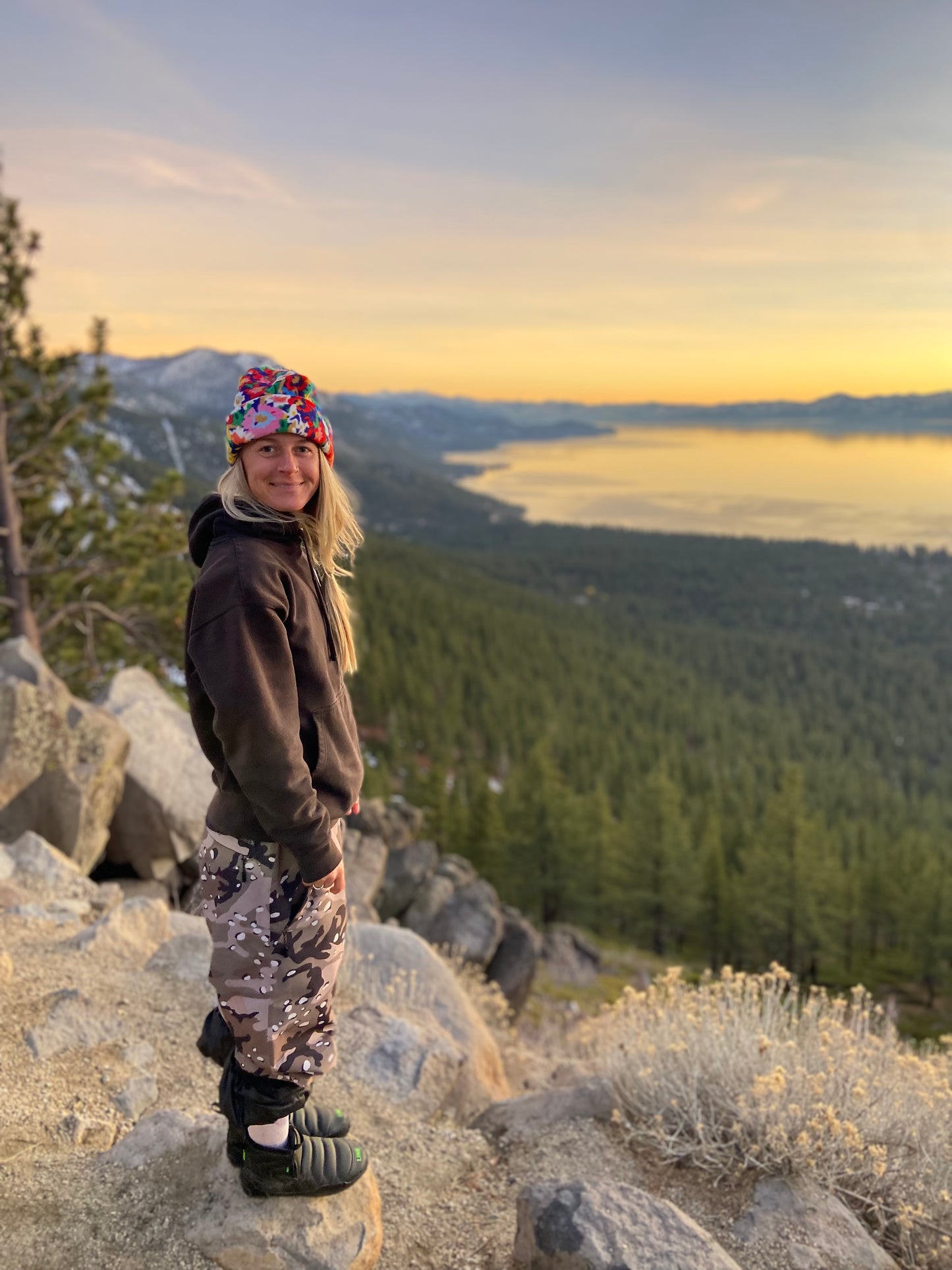 Colorful Floral Beanie