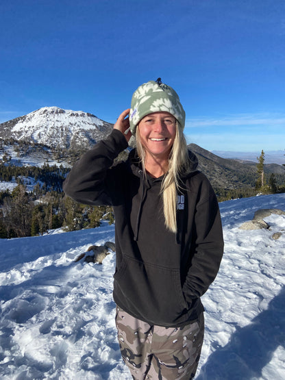 Green Floral Synch Beanie