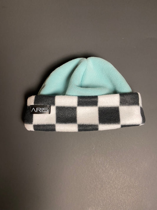 Teal and Checkered Hat