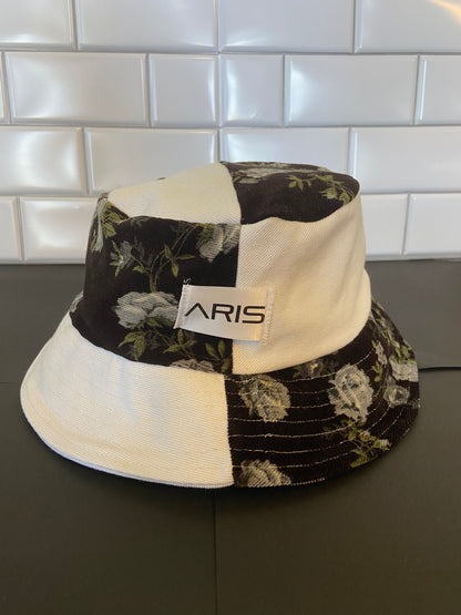 ARIS White and floral Bucket Hat